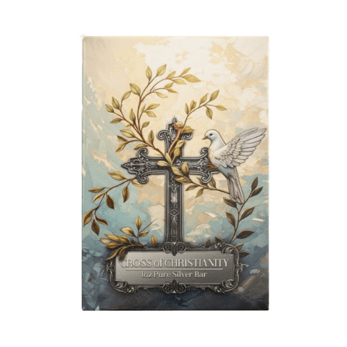 1 унция сребърно кюлче християнски кръст pamp 2025