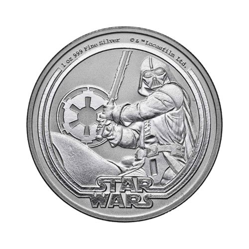 1 унция грама сребърна монета pamp и lucas films дарт вейдър 2026