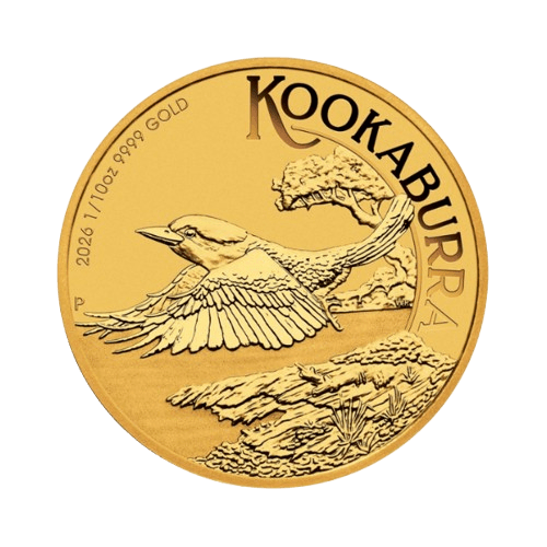 1/10 унция златна монета кукабура 2026