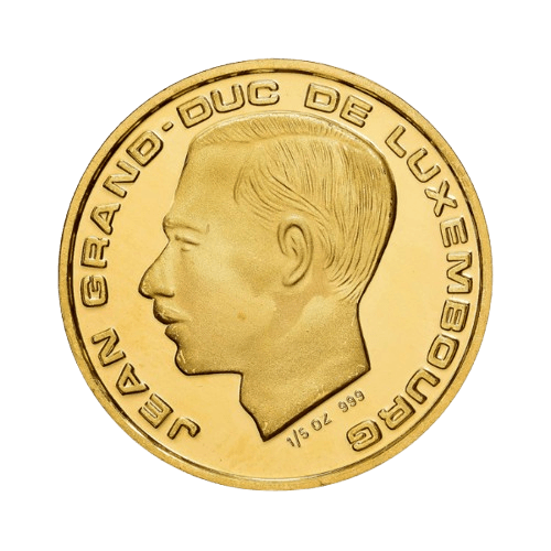 6.22 грама златна монета 20 франка жан гран дюк люксембург 1989 proof