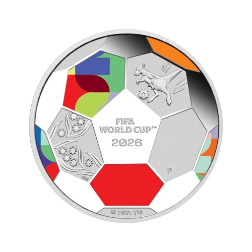 1/2 унция сребърна монета fifa 2026 perth mint