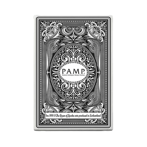 pamp сребърна монета за колекционери 1 oz дама пика 2026