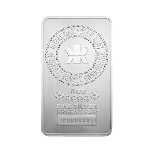 311 грама сребърно кюлче роял канадиан минт