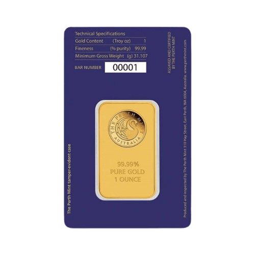 1 унция златно кюлче perth mint лебед швейцария 2026