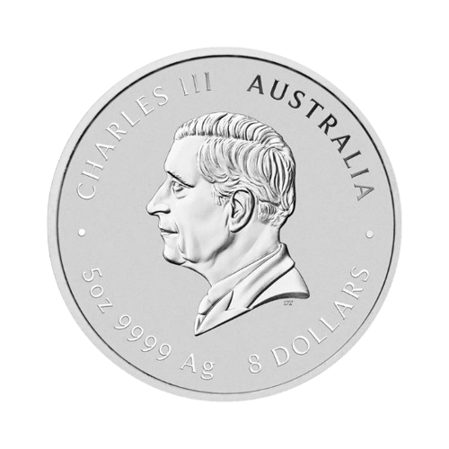 сребърна монета 5 унции лунар козел 2027 perth mint