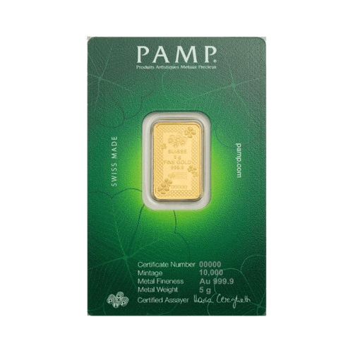 5 грама златно кюлче pamp четирилистна детелина 2026