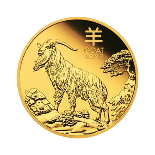 1 унция златен лунар козел 2027 proof