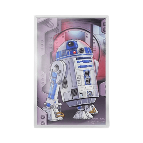 сребърна монета 5 грам цветен r2 d2 star wars 2026 тайнствена кутия