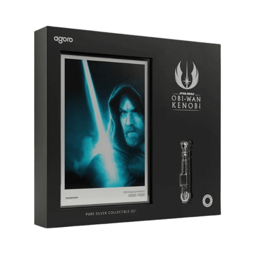 сребърна монета star wars 5 грама lightsaber и 15.55 грама оби-уан кеноби 2026