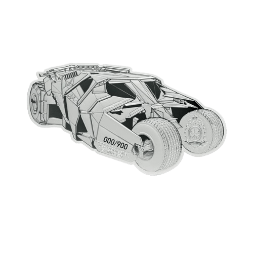 сребърна монета 1/2 унция батман the tumbler dc 2026 гръб