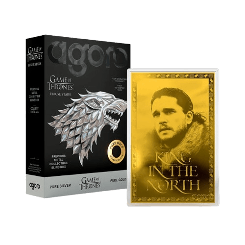 тайнствена кутия 5 грама златна монета game of thrones джон сноу house stark 2026