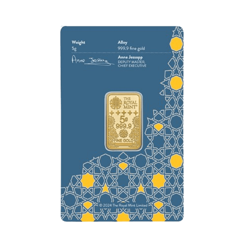 златно кюлче 5 грама кааба royal mint 2026