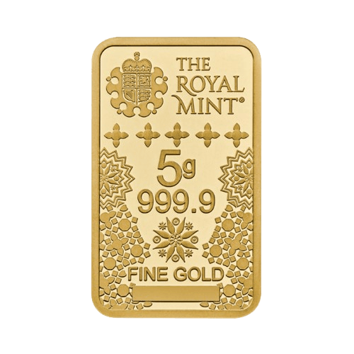 5 грама златно кюлче royal mint 2026 кааба гръб