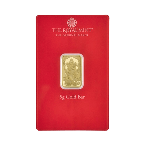 5 грама златно кюлче ганеш royal mint 2026
