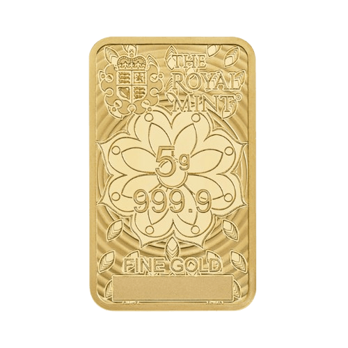 златно кюлче royal mint 5 грама ганеш 2026 гръб