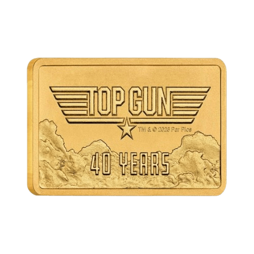 1 грам топ гън 40-годишнина златно кюлче