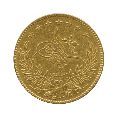 36.08 гр. Златна Монета 500 Куруша Османска Империя