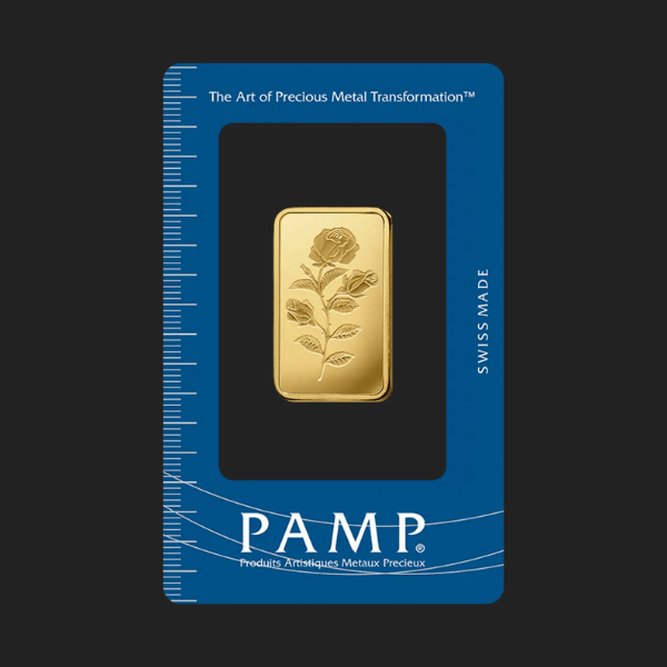 Златно Кюлче 20 гр. Pamp Роза Швейцария