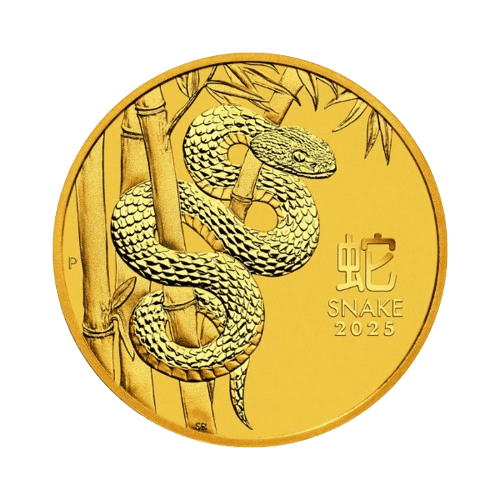 311 гр. Златна Монета Австралийски Лунар Змия 2025