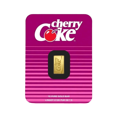 1 грам златно кюлче cherry coke coca-cola