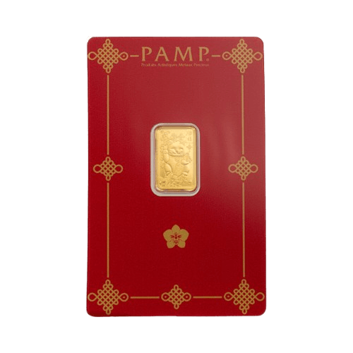 2.5 грама златно кюлче котенце pamp