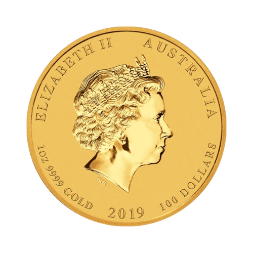 1 toz. Златен Лунар Прасе 2019