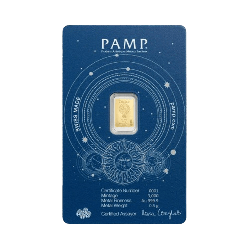 0.5 грама pamp зодия овен златно кюлче