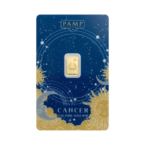 0.5 грама златно кюлче pamp зодия рак