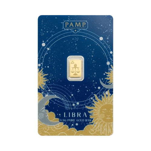 0.5 грама златно кюлче pamp зодия везни
