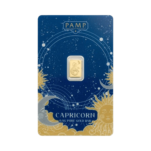 0.5 грама златно кюлче pamp зодия козирог