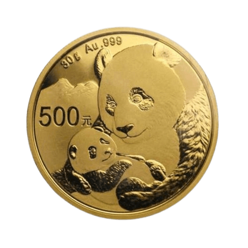 30 грама златна монета китайска панда 2019