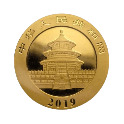златна монета 30 грама панда 2019